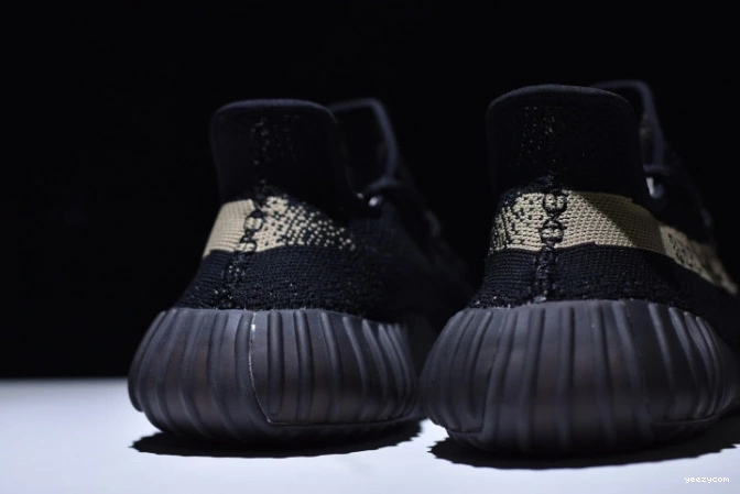 BY9611 Black Adidas V2 Yeezy Core 350 Green Boost 0725